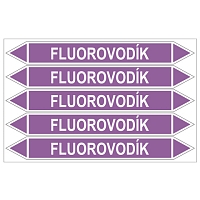 Značení potrubí, fluorovodík